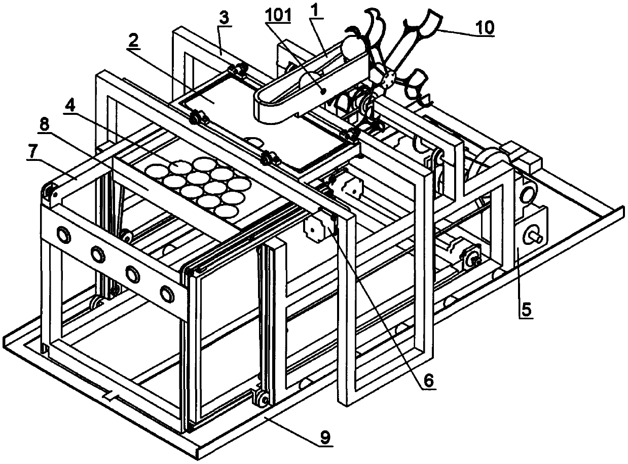 Automatic Chinese billiard ball placing and feeding device