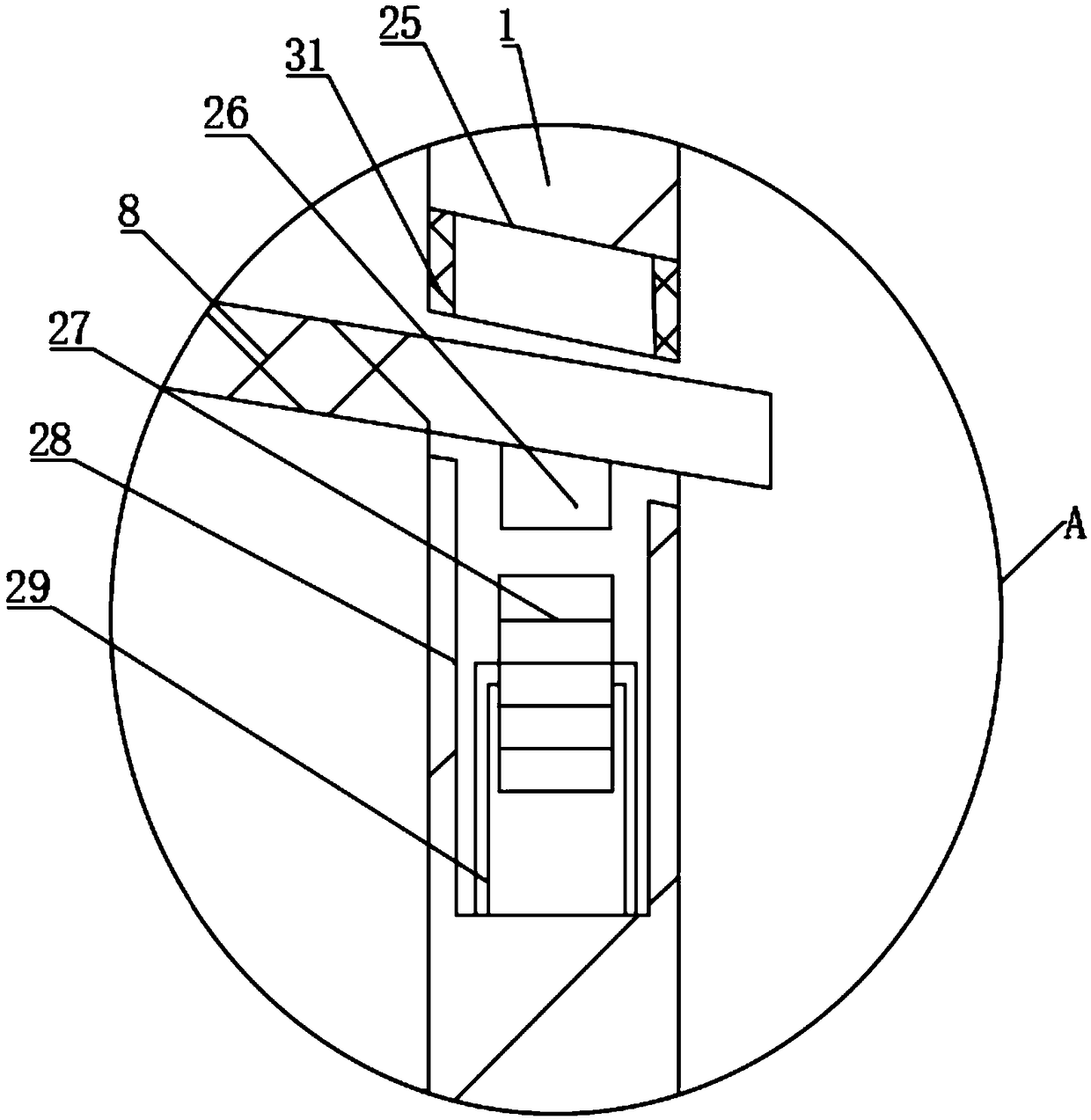 River sand screening device for concrete mixing on construction site