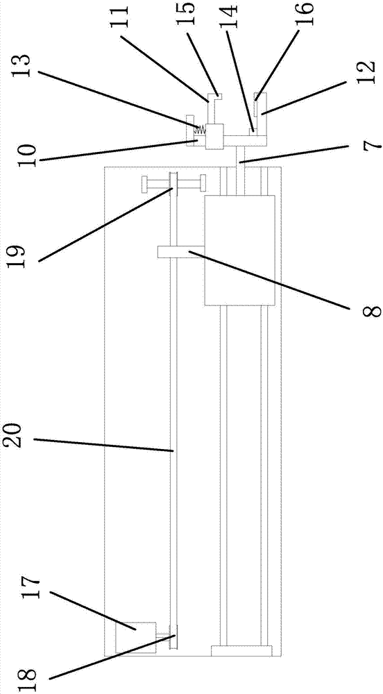 Blanking device of filter bag installation pipe welding equipment in dust removal equipment