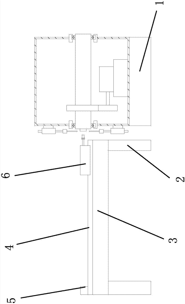 Blanking device of filter bag installation pipe welding equipment in dust removal equipment