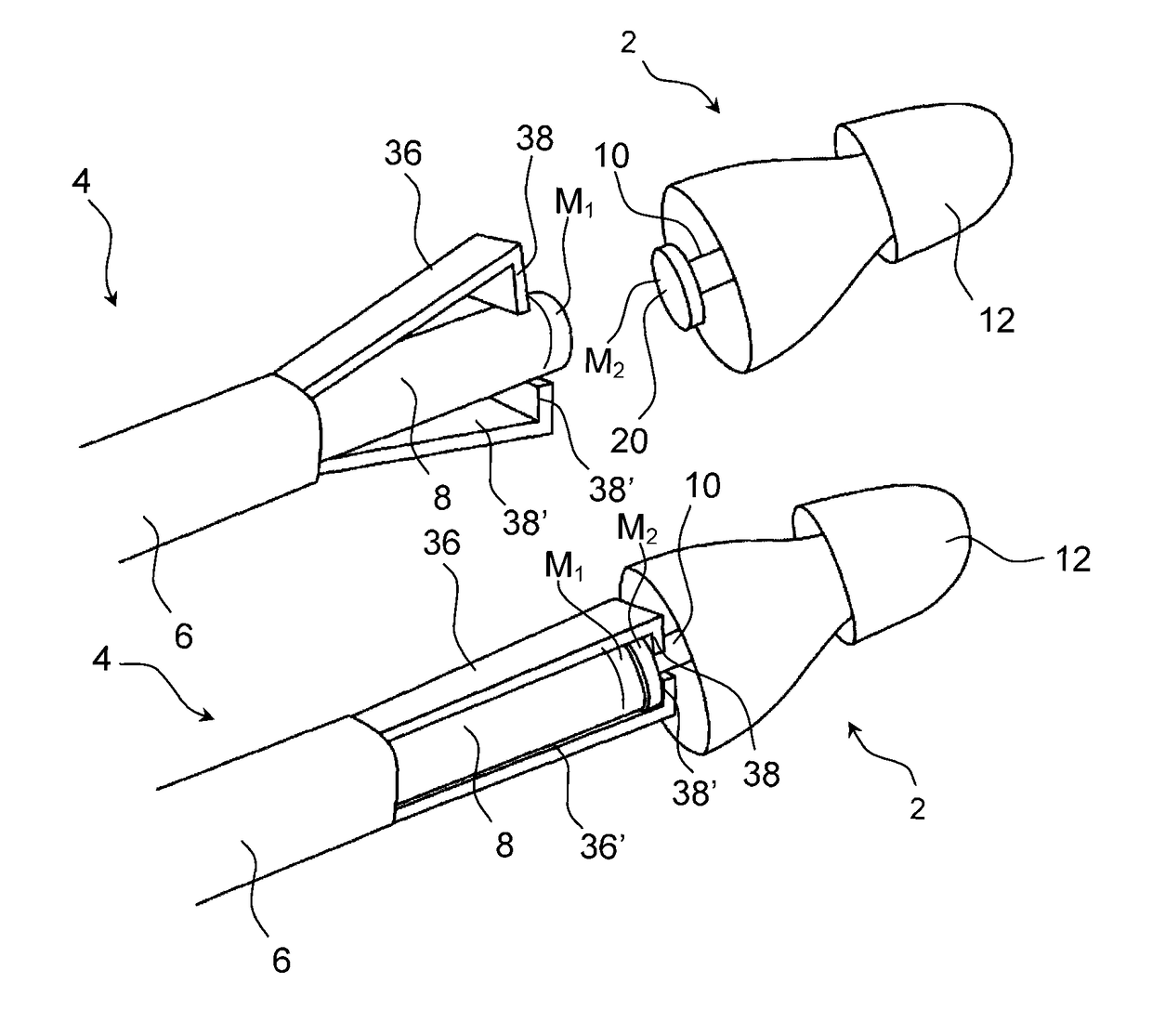 Hearing aid device with positioning guide and hearing aid device system