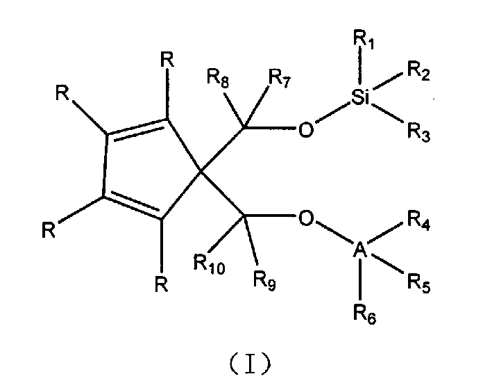 Silicon ether compound and preparation method and application thereof