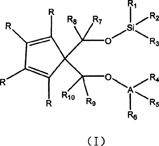 Silicon ether compound and preparation method and application thereof