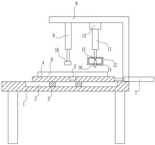 Efficient cutting device for foam plastic board