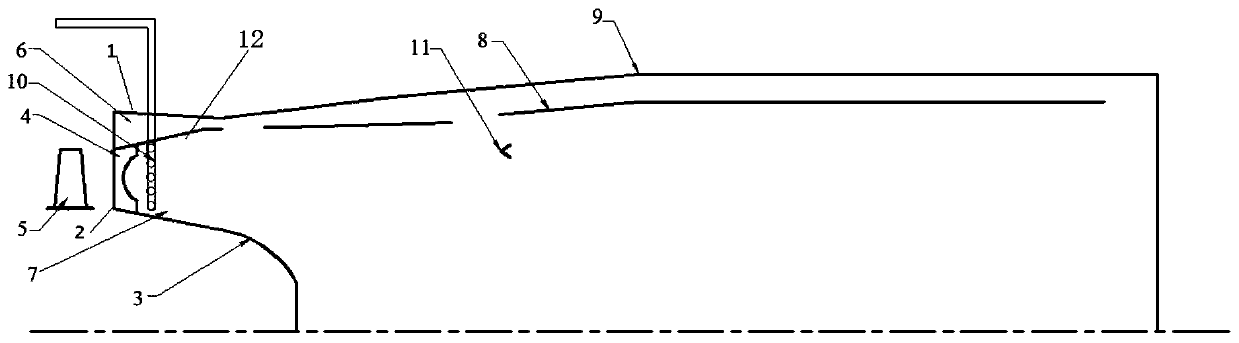 Combustion chamber and special support plate for adjusting combustion zone based on inlet swirl rectifying support plate