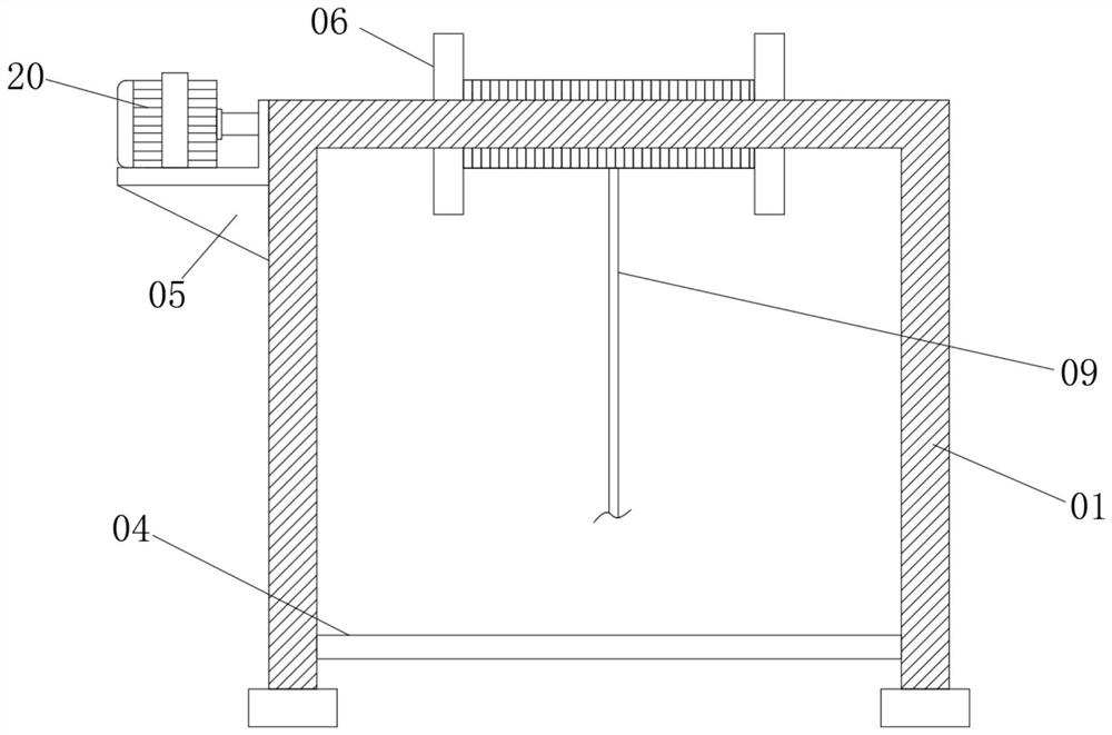 Coal bed gas detection device capable of sampling soil at different depths in well