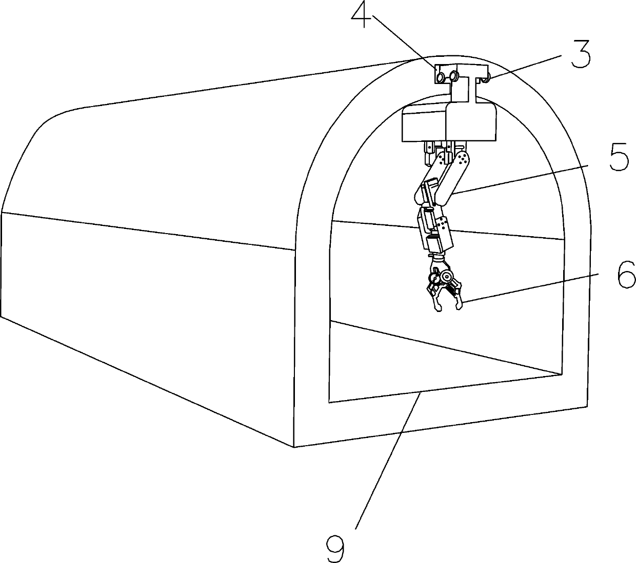 Deep hole drainage building dredging device and dredging method