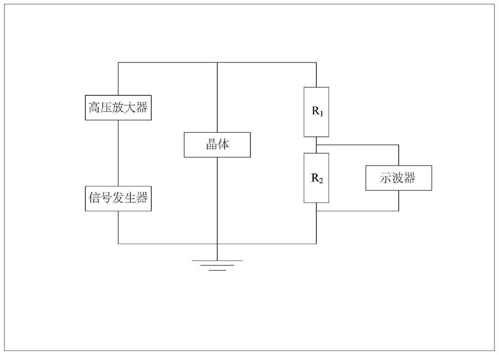 Method for changing reversal domain width of potassium titanyl phosphate crystal material