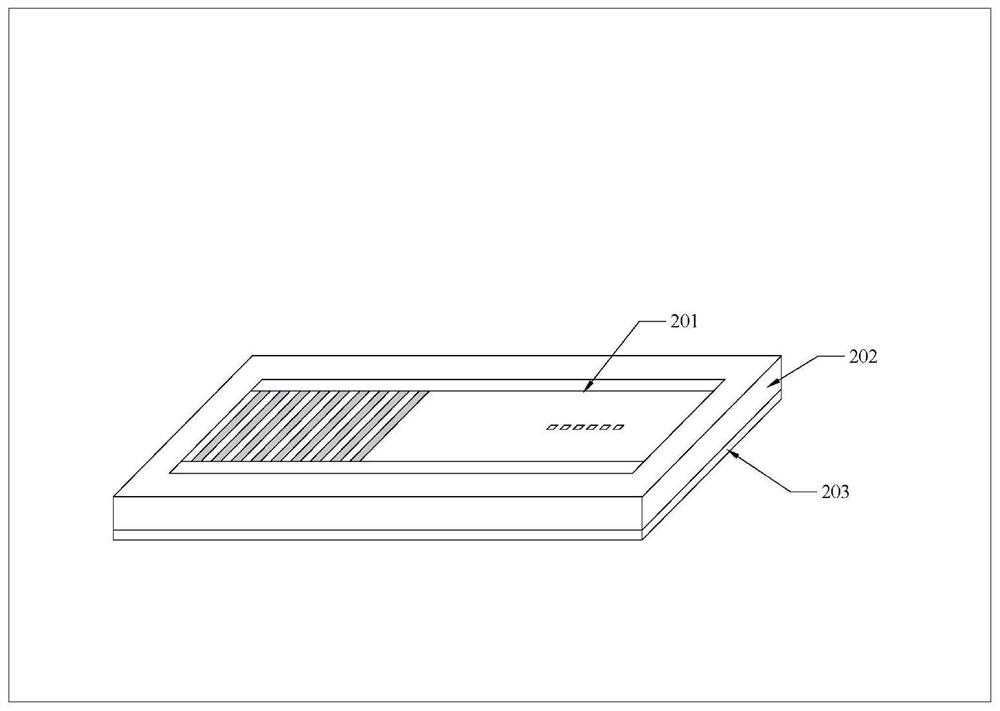 Method for changing reversal domain width of potassium titanyl phosphate crystal material