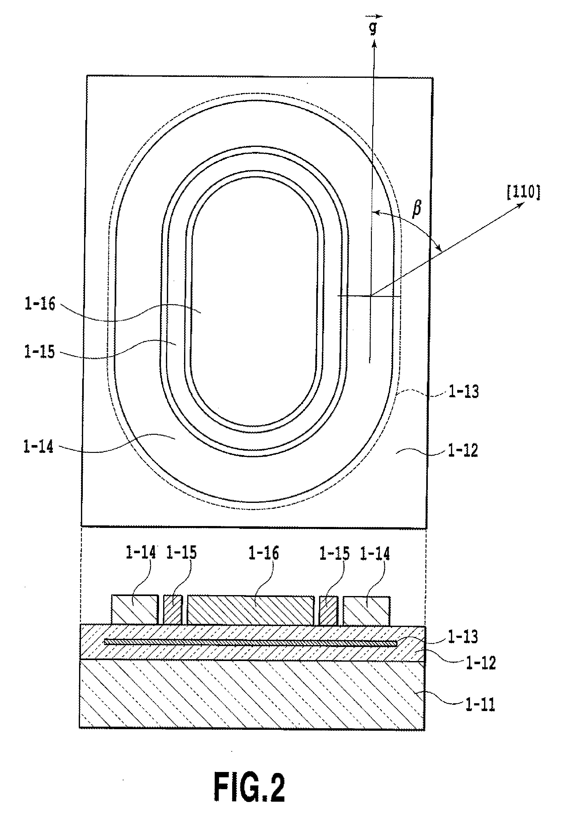 Diamond semiconductor element and process for producing the same