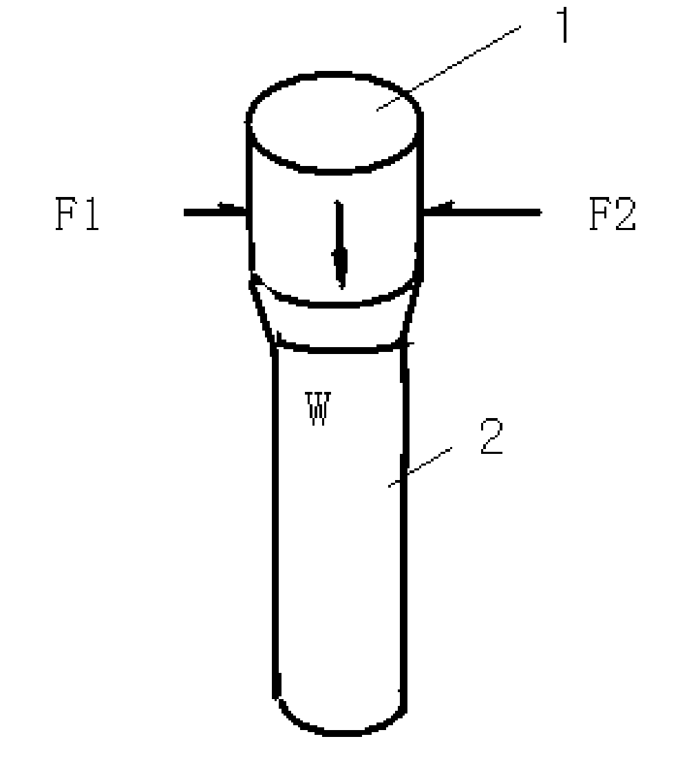 Vertical transfer passage and application thereof