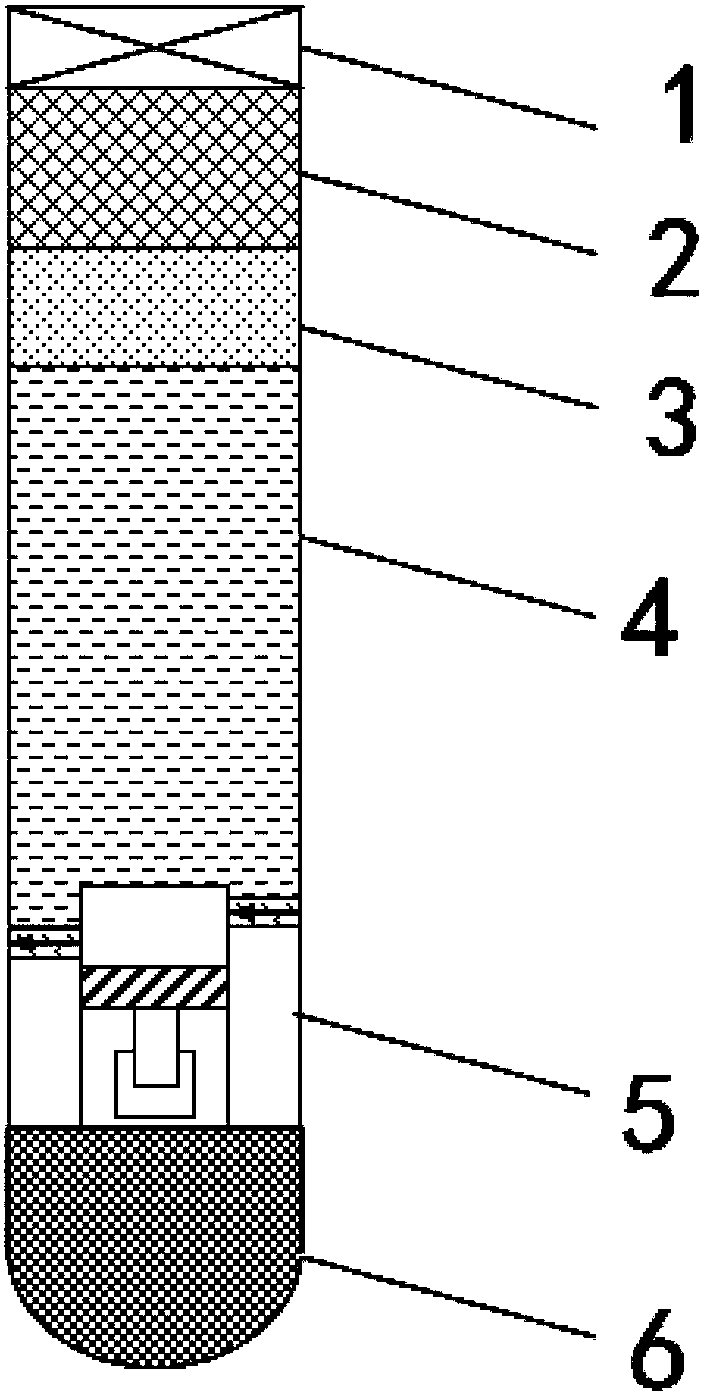 Down-hole liquid release device and method for oil and gas fields