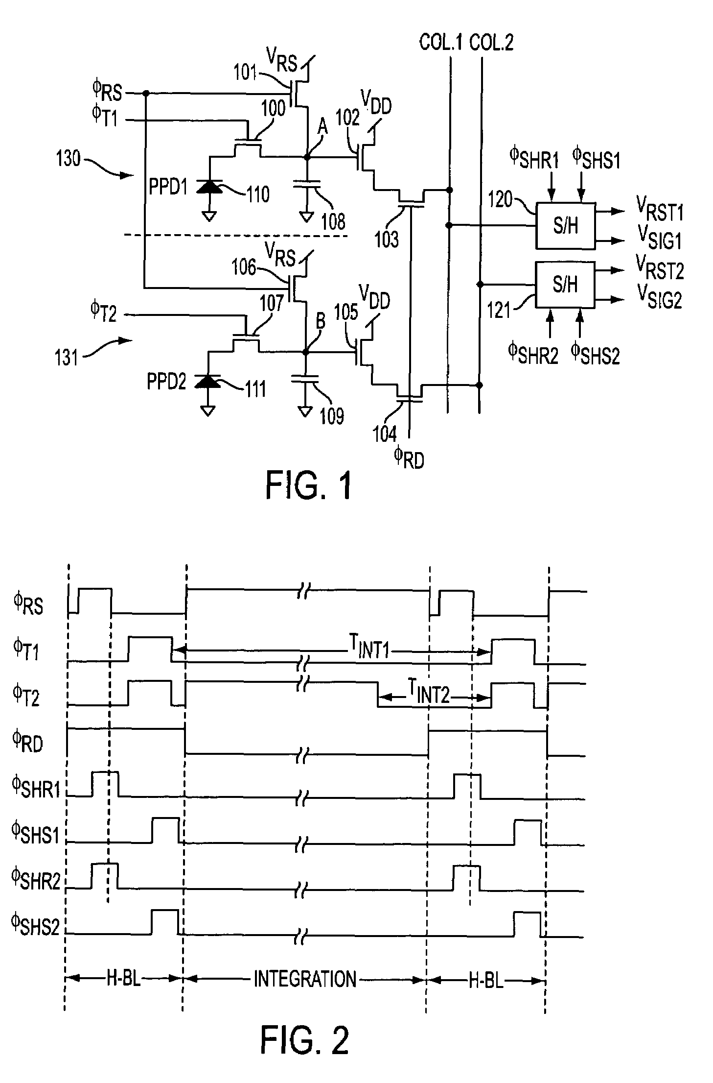 Wide dynamic range pinned photodiode active pixel sensor (APS)