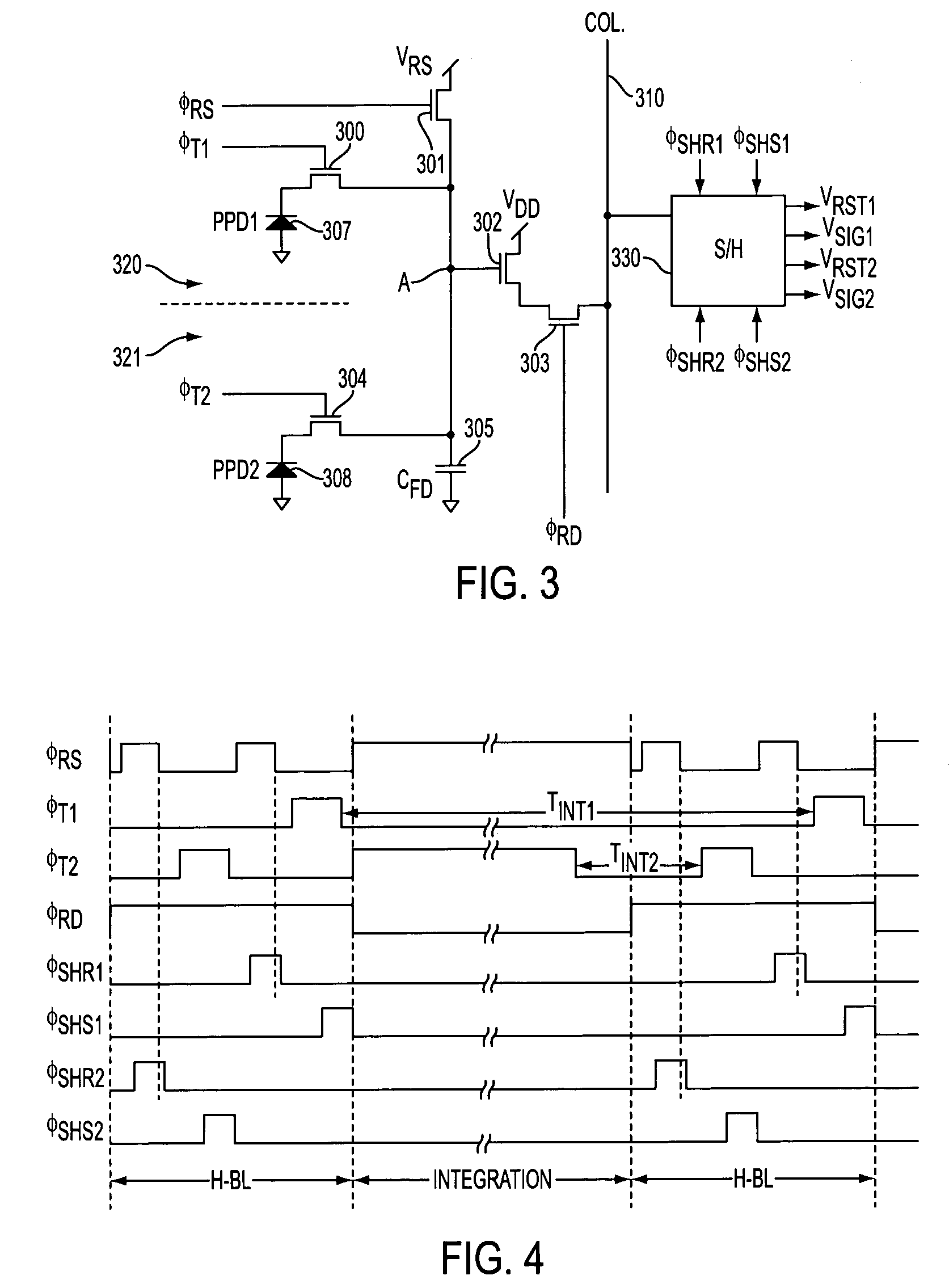 Wide dynamic range pinned photodiode active pixel sensor (APS)