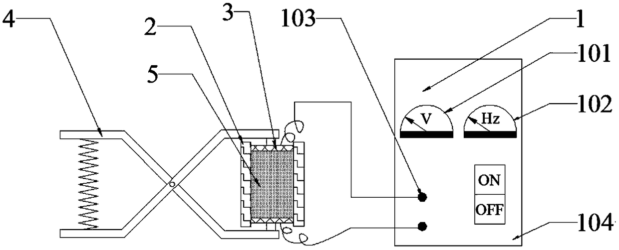 A kind of electric pulse preparation method of dissolution type perovskite