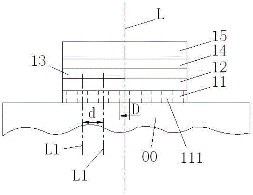 A kind of LED electrode structure and manufacturing method thereof