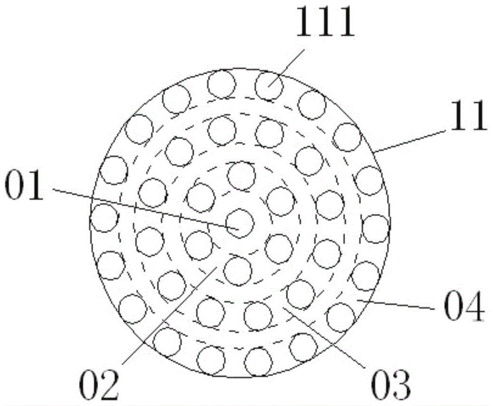 A kind of LED electrode structure and manufacturing method thereof