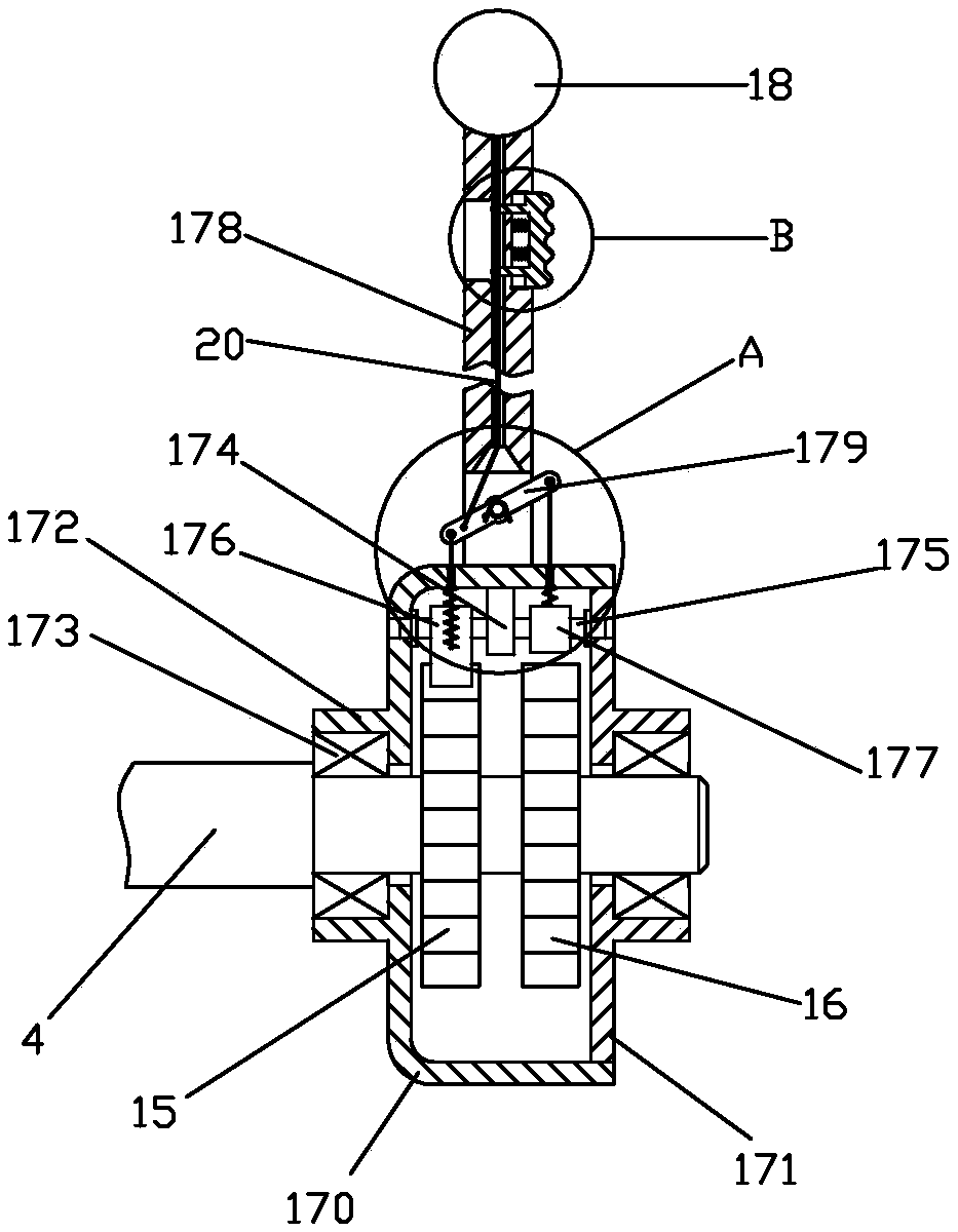 Storage type automobile seat