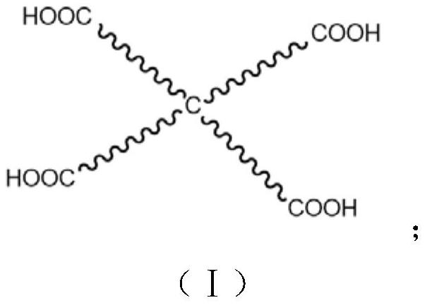 PET sheath-core fiber containing metal-modified cross-type esterified product and preparation method thereof