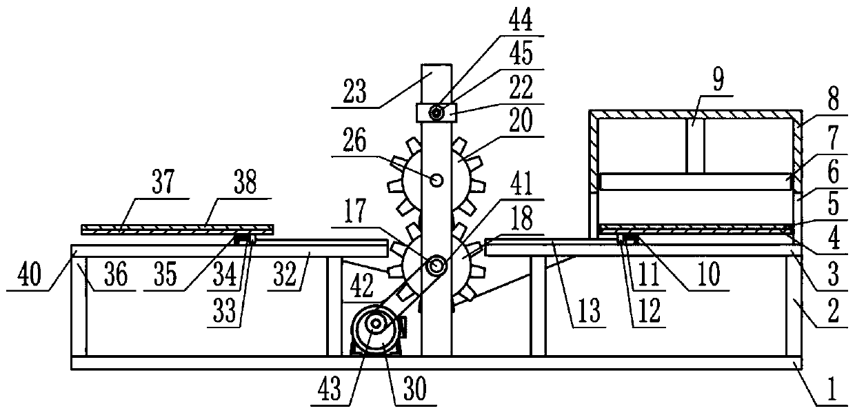 An adjustable creasing machine for corrugated paper production