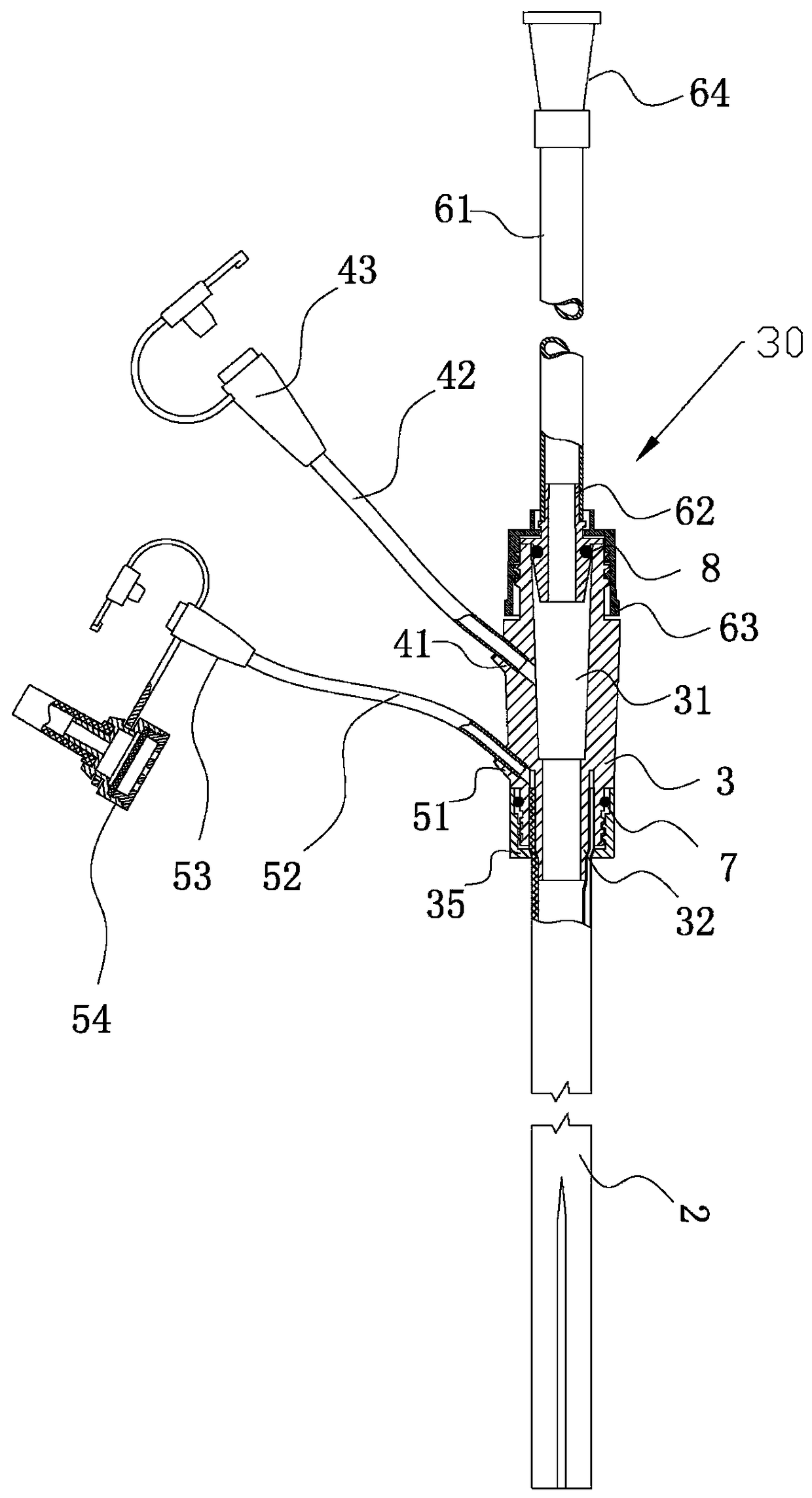 Drainage tube with puncture needle and using method thereof