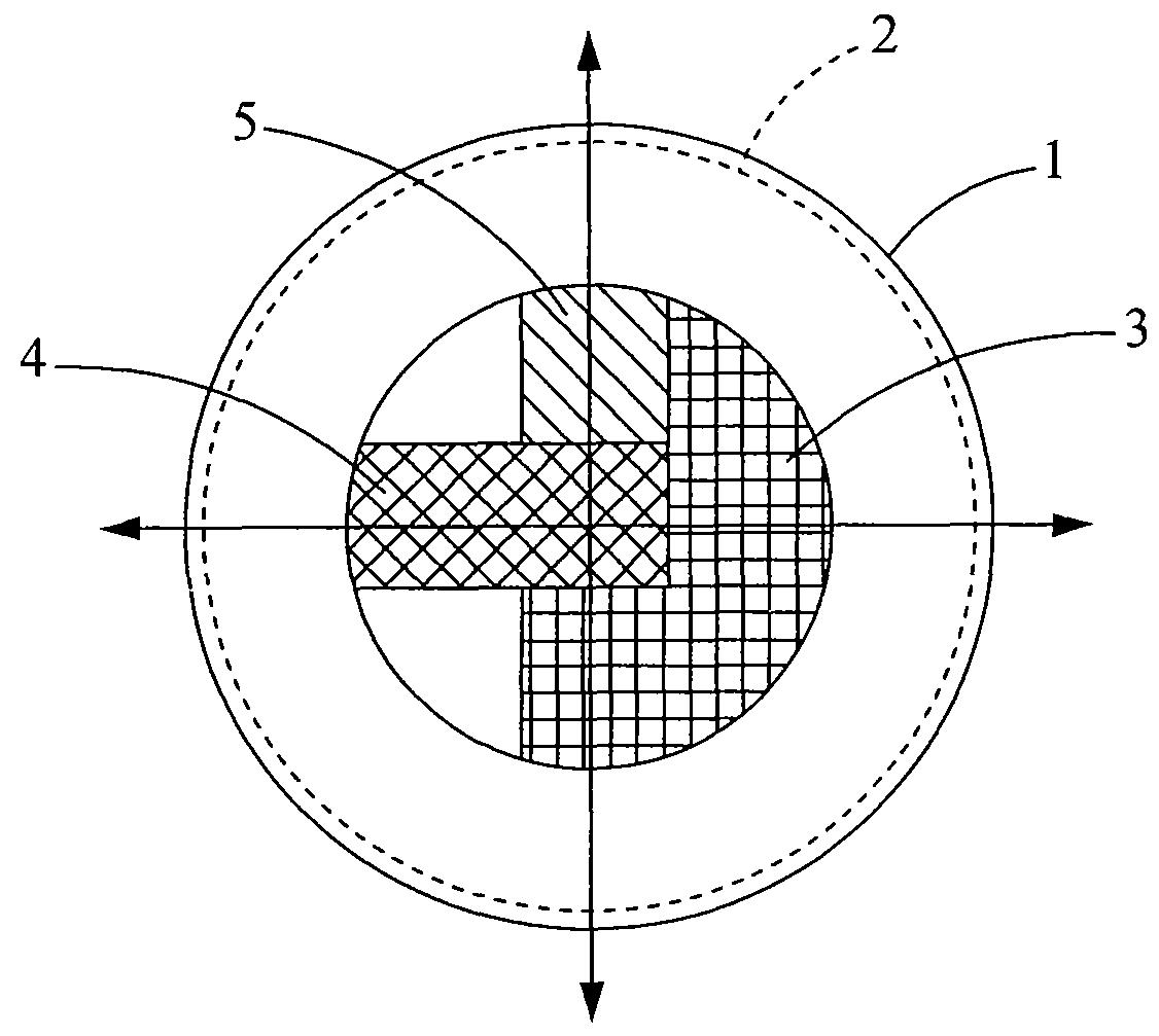 System and method for providing laser shot patterns to the lens of an eye