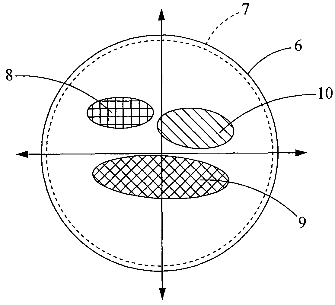 System and method for providing laser shot patterns to the lens of an eye