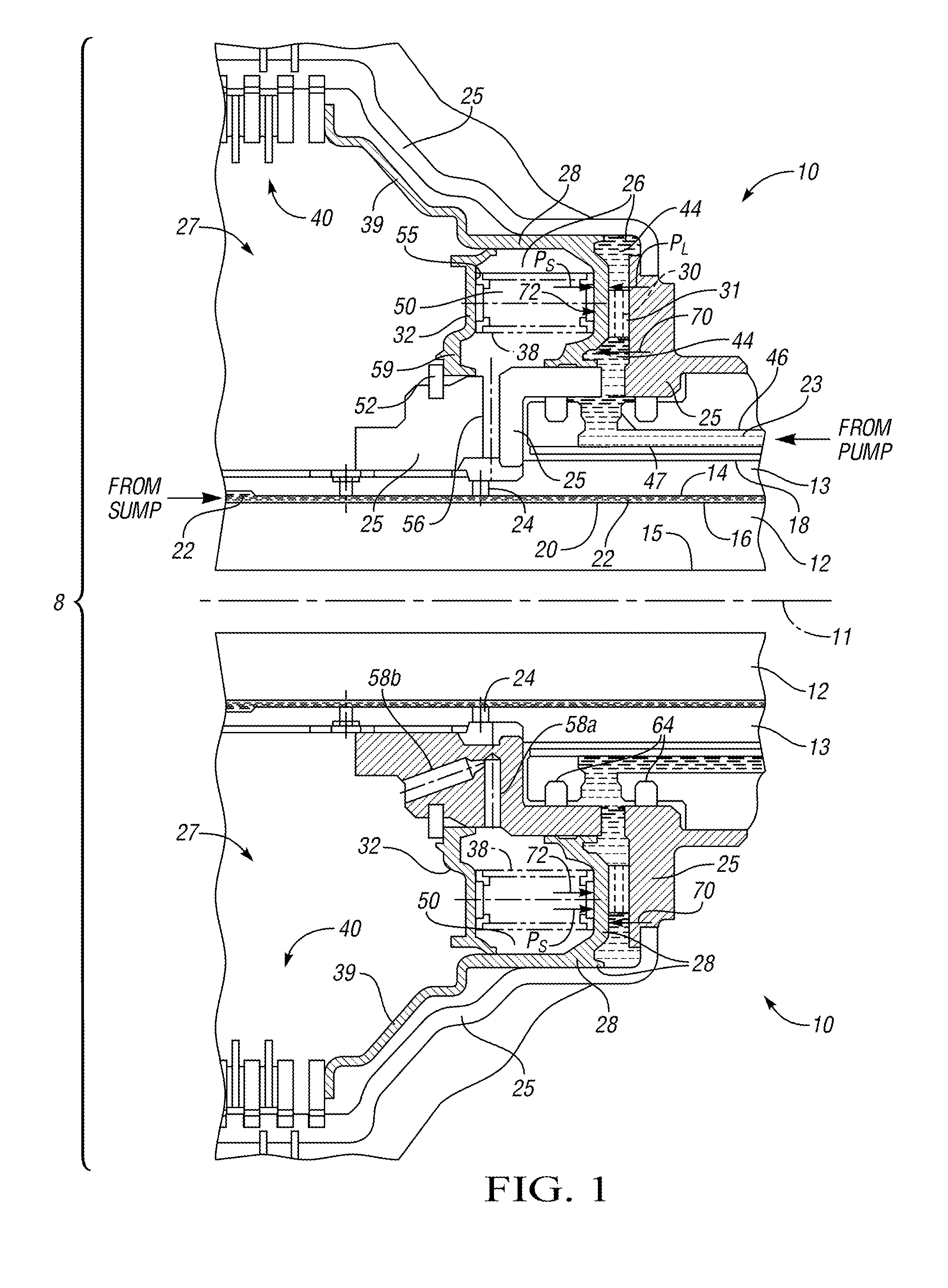 Clutch exhaust assembly and method