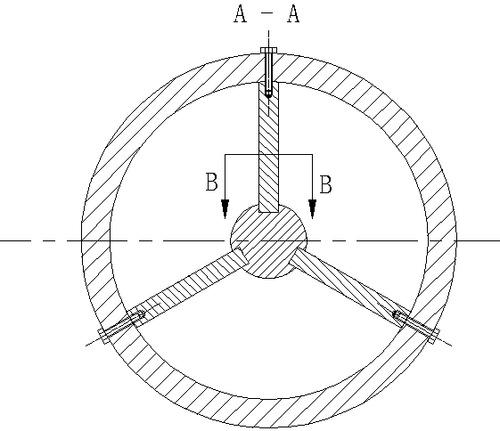 Subsonic-speed jet type pneumatic probe calibration wind tunnel