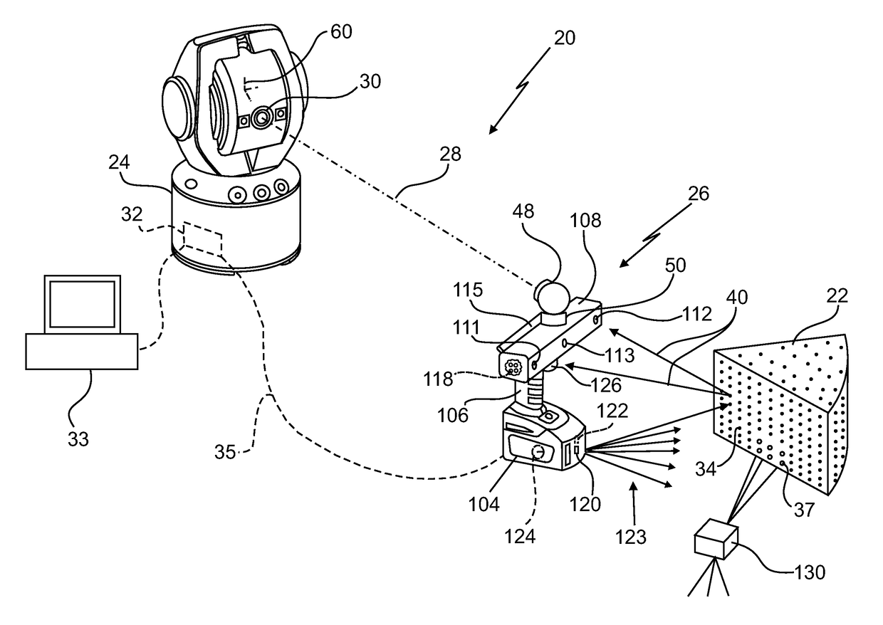 System and method of acquiring three-dimensional coordinates using multiple coordinate measurement devices