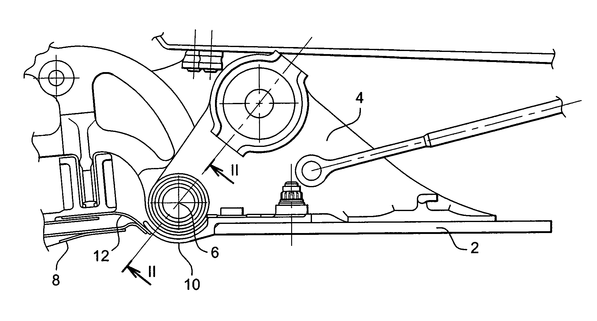 Convergent turbojet exhaust nozzle