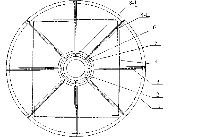 Offshore wind power unit foundation adopting prestressed concrete cylindrical structure