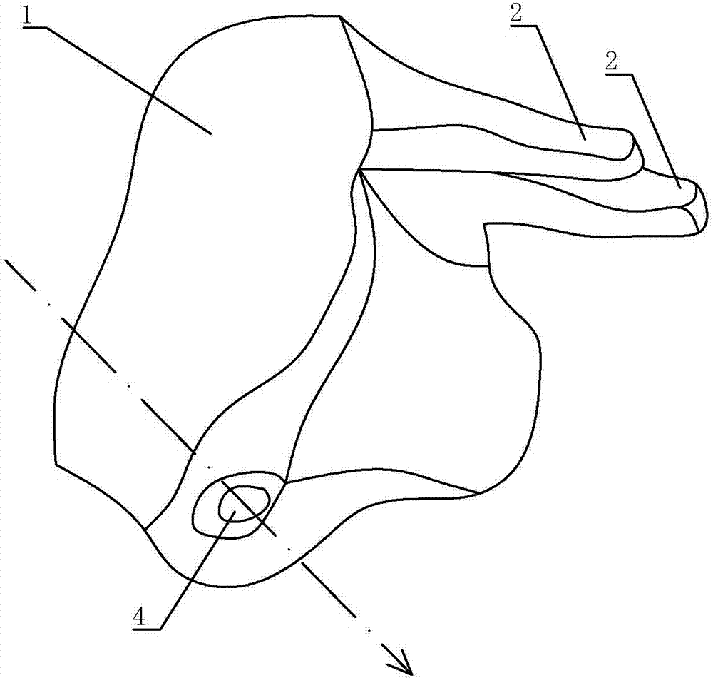 Movable bridge type tooth pile for false tooth