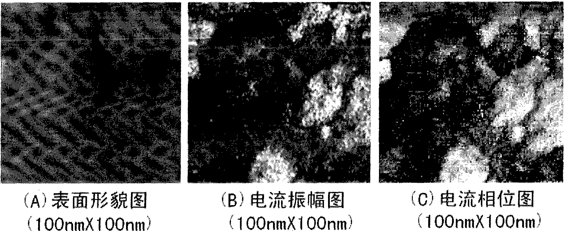 Scanning-tunnelling microscope for vibrating example and measurement method thereof