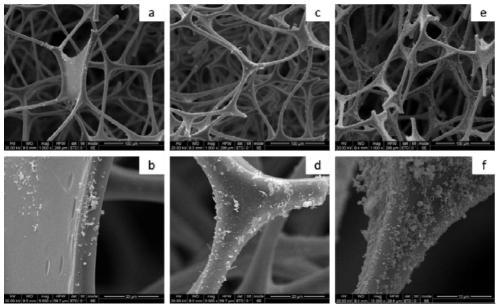 Preparation method of magnetic melamine hydrophobic oleophylic sponge