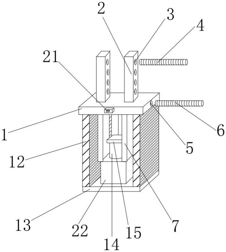 Recyclable mine equipment quick dismounting and fixing device