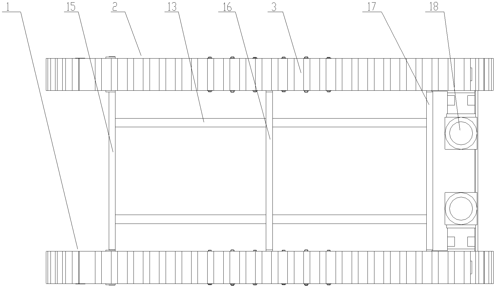 General chassis of track robot