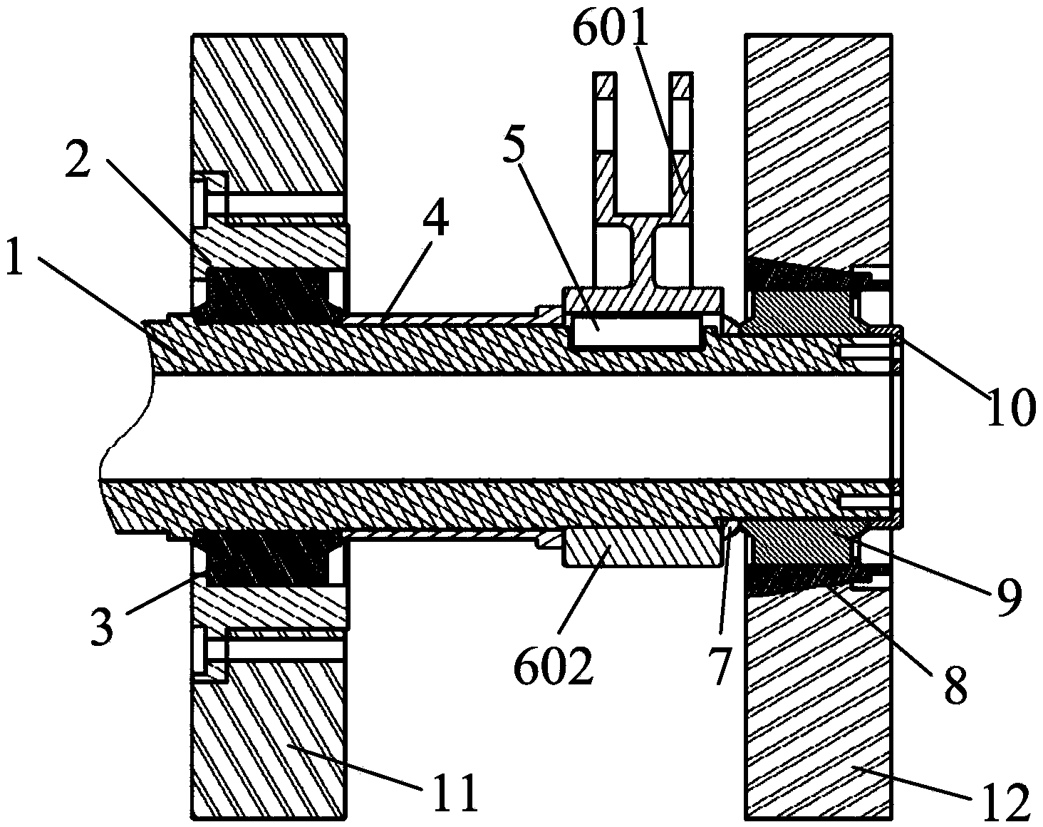 Positioning drive mechanism for aircraft full-movement V tail