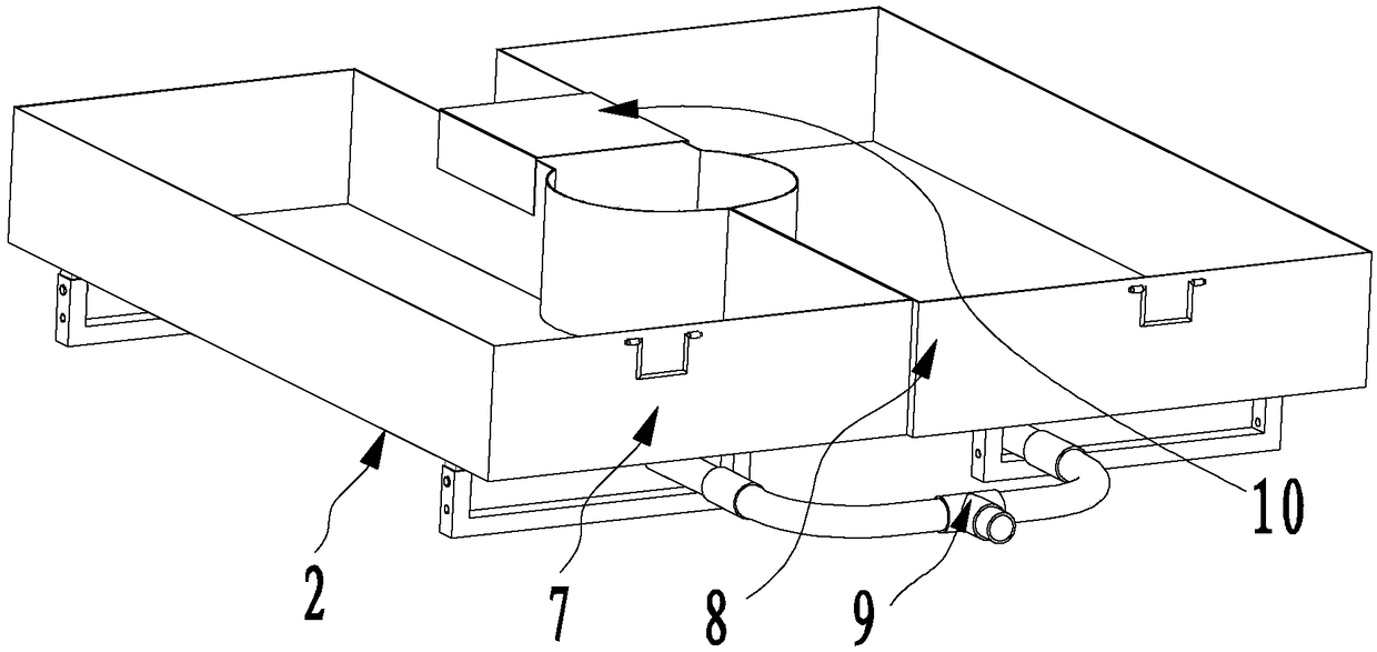 A simple platform system for environmental protection operation wellhead that can be quickly disassembled