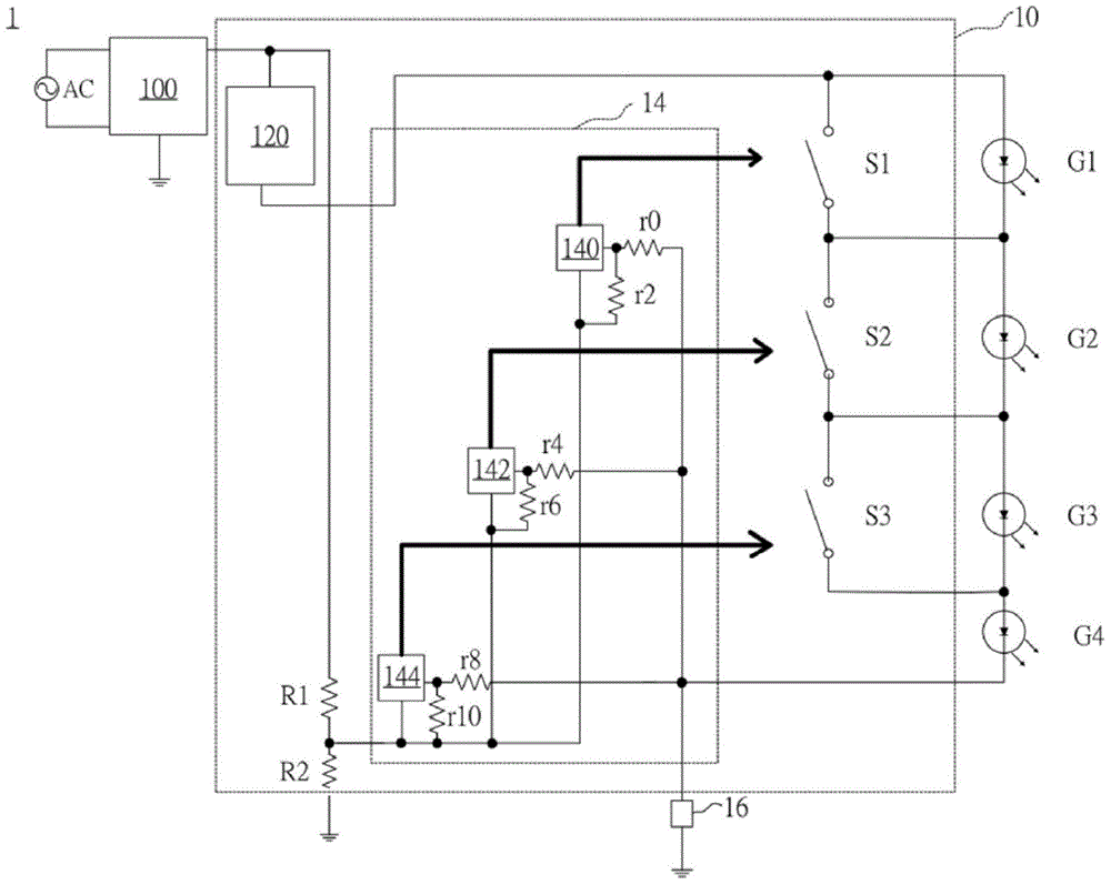 AC-powered LED light engines, integrated circuits and illuminating apparatuses having the same