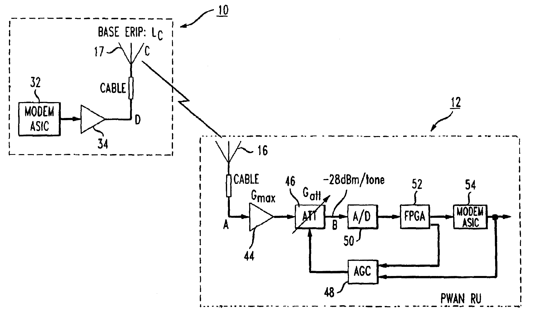 Transmit power control for an OFDM-based wireless communication system