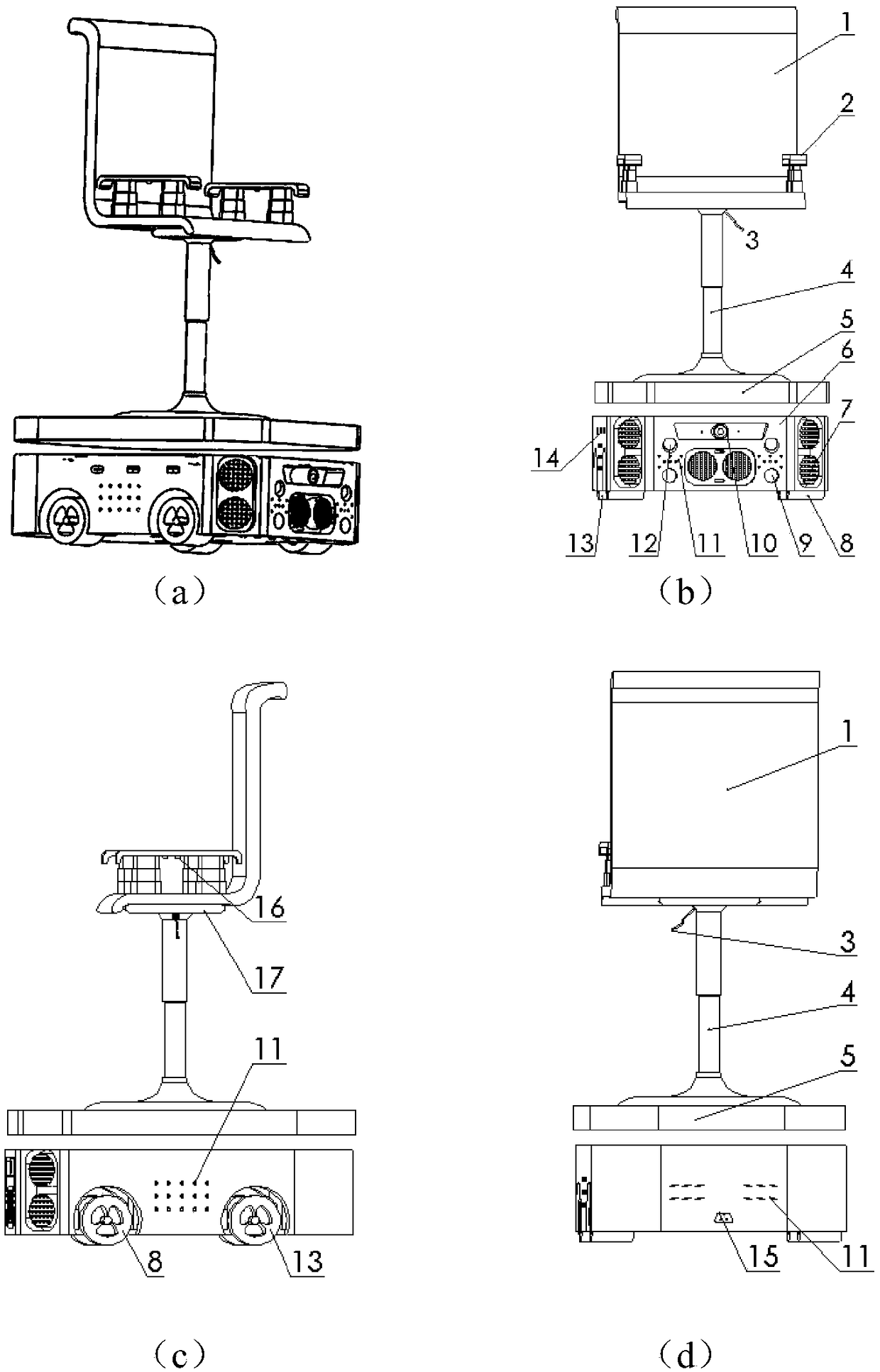 Wheelchair robot and indoor autonomous navigation method thereof