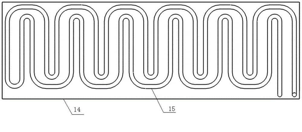 Liquid-cooling iron-coreless permanent-magnet linear motor