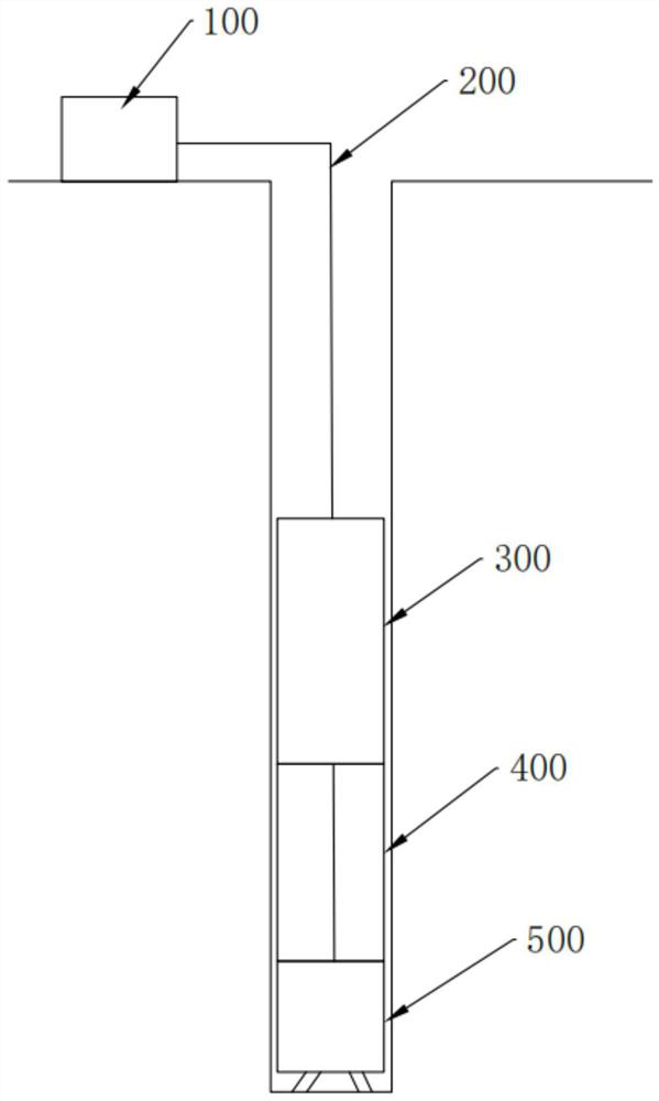 Underground light source well drilling system