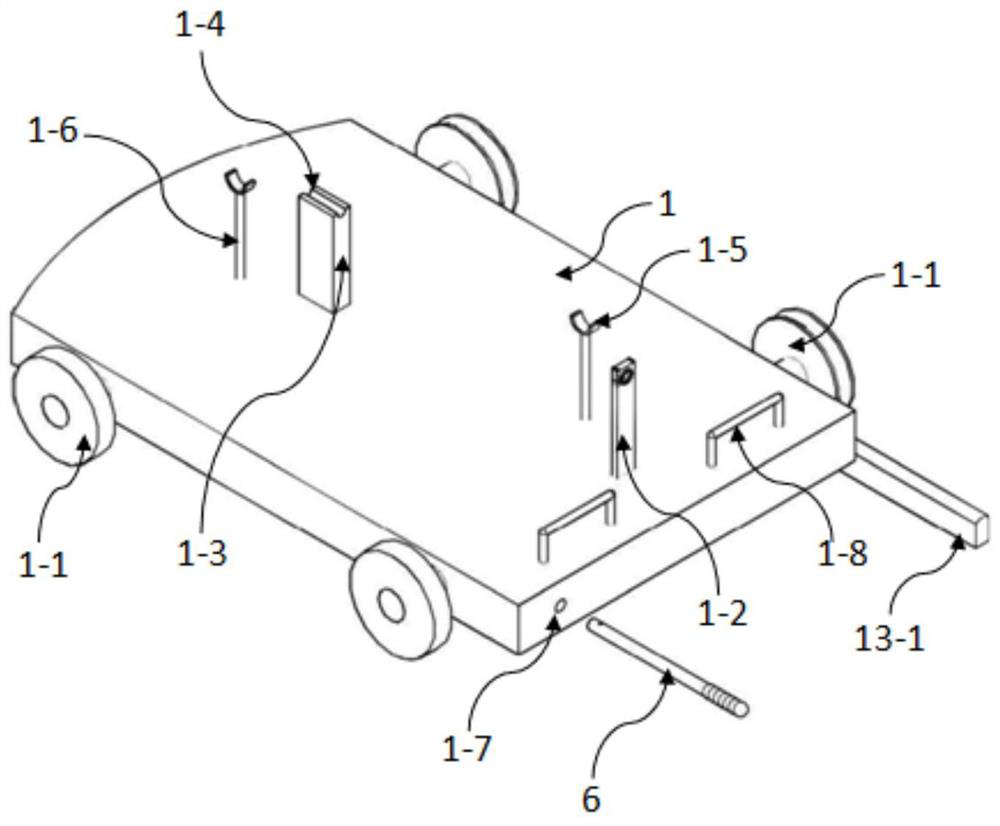 A fixing and replacement device for the proximity switch of the card plate of a finishing mill