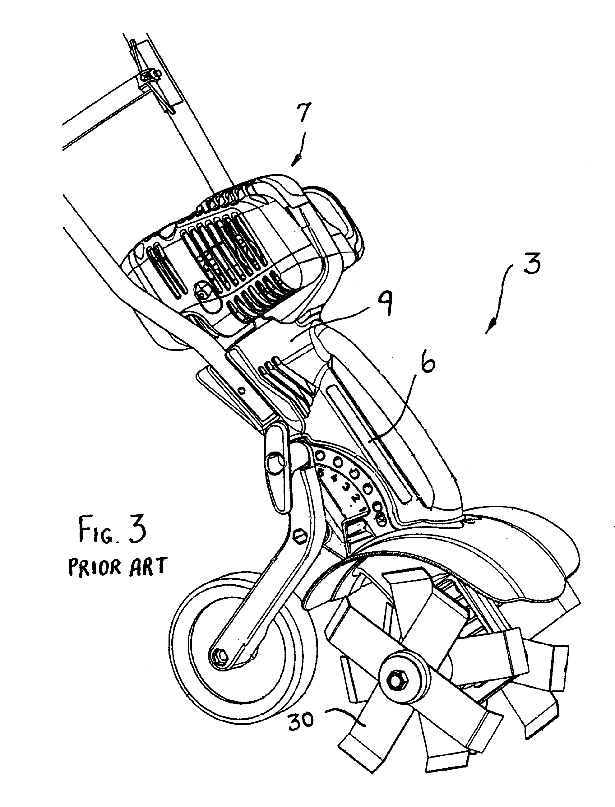 Interchangeable electric motor for powered garden implements