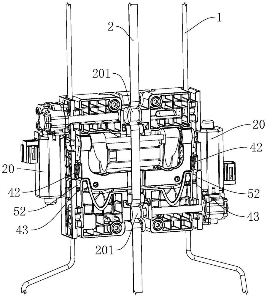 Massage mechanism for seat backrest