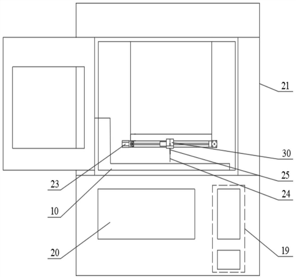 Microfluidic 3D printing composite material preparation device and method