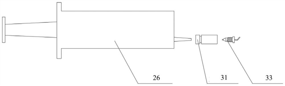 Microfluidic 3D printing composite material preparation device and method