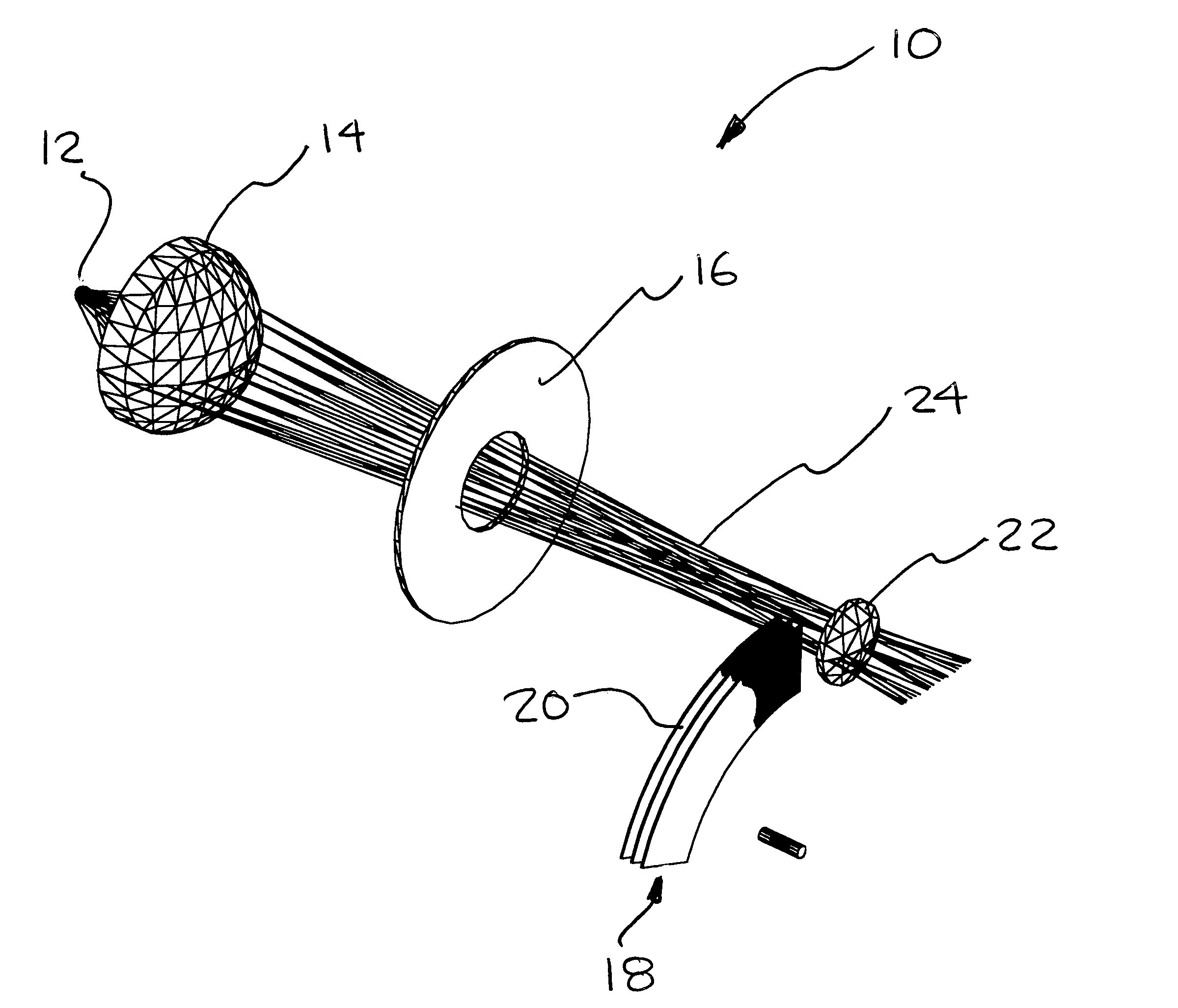 Compact lighting system with improved light transmission and color filters